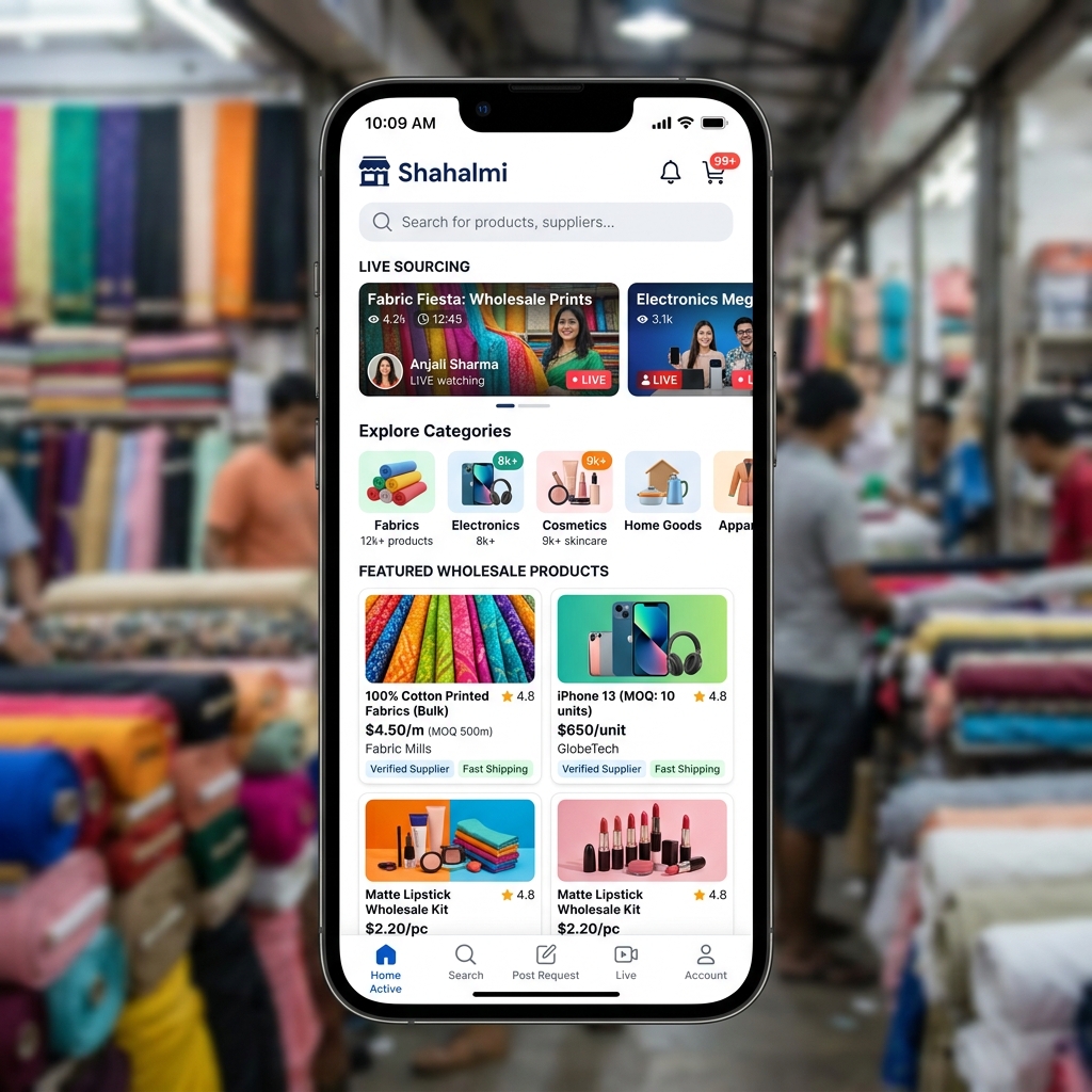 Shahalmi app visual presentation